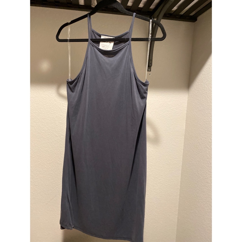 NWT Sadie and sage grey spaghetti strap dress medium